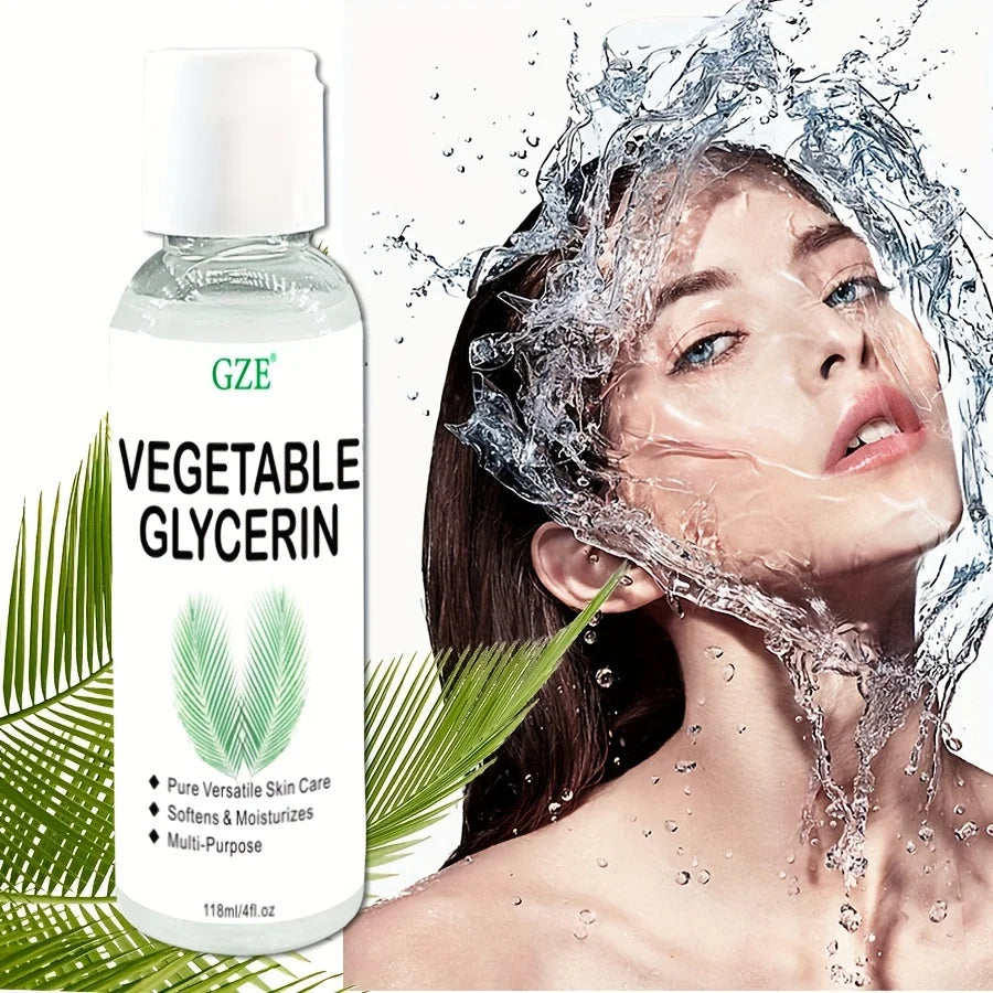 GZE Vegetable Glycerin, 100% Pure, Versatile Skin Care, Softening and Moisturizing, Multi-PURPOSE AND VERSATILE SKIN CARE Qme