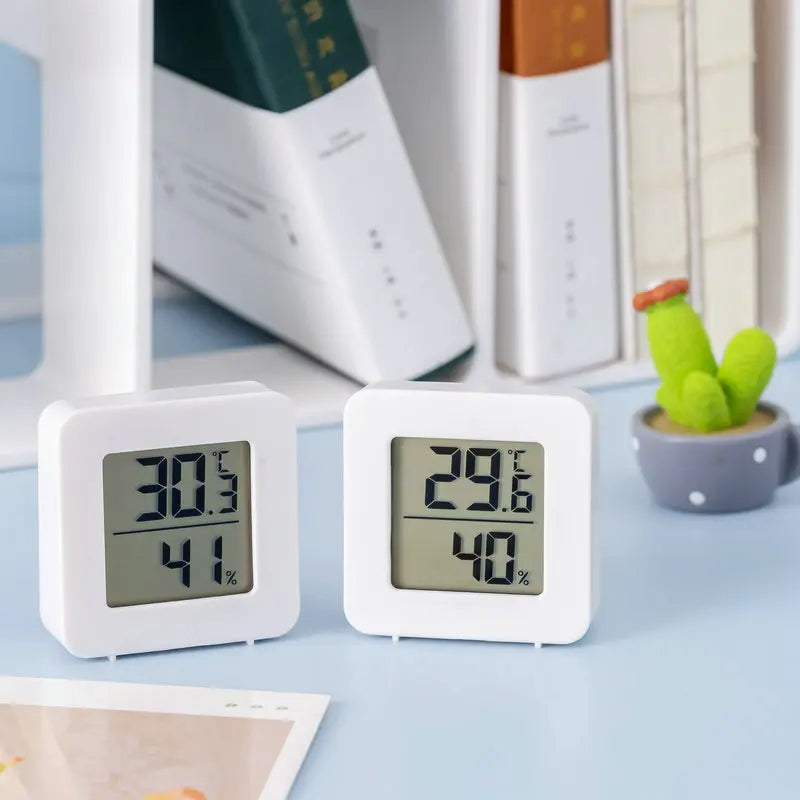 Thermohygrometer Elektronik Digital Dalam Ruangan Mini Termometer Qme