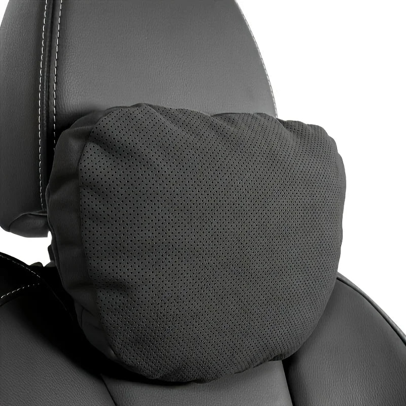 High-end car seat headrest - Ergonomic neck support design. It is a holiday gift for drivers and passengers Qme Black