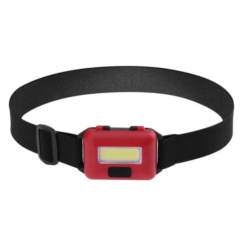 Mini COB LED Headlamp with Sensor Flashlight Torch Work Light for Outdoor Camping Night Fishing Helmet Headband Lamp Qme