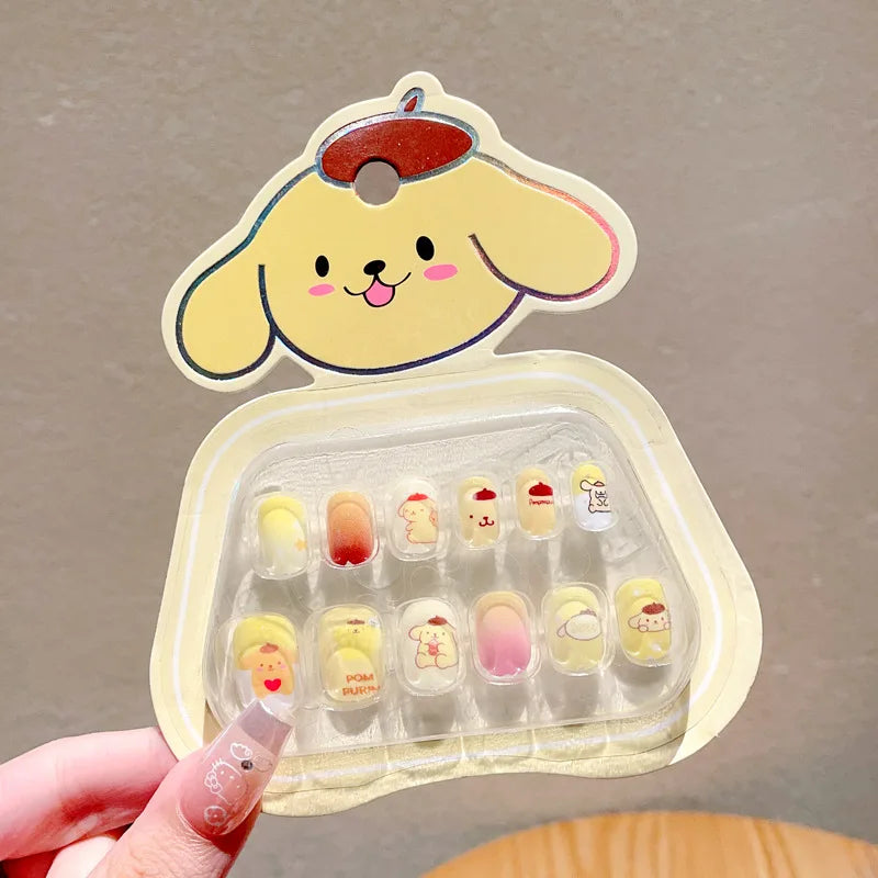 Hello Kitty Kuromi Nail Stickers Safe, Non-Toxic, Odorless Nail Decals New Removable Stickers Qme 4