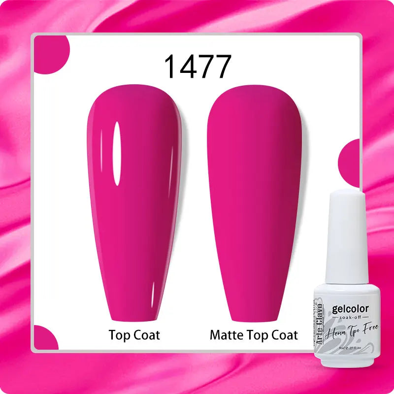 Arte Clavo HEMA TPO White Bottle 180 Colors Series Semi-permanent Gel Qme