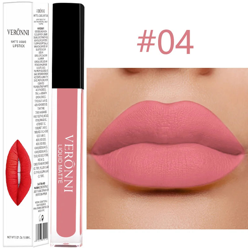 14 Square Tube Lip Gloss Waterproof Non Stick Cup 24-hour Qme 04