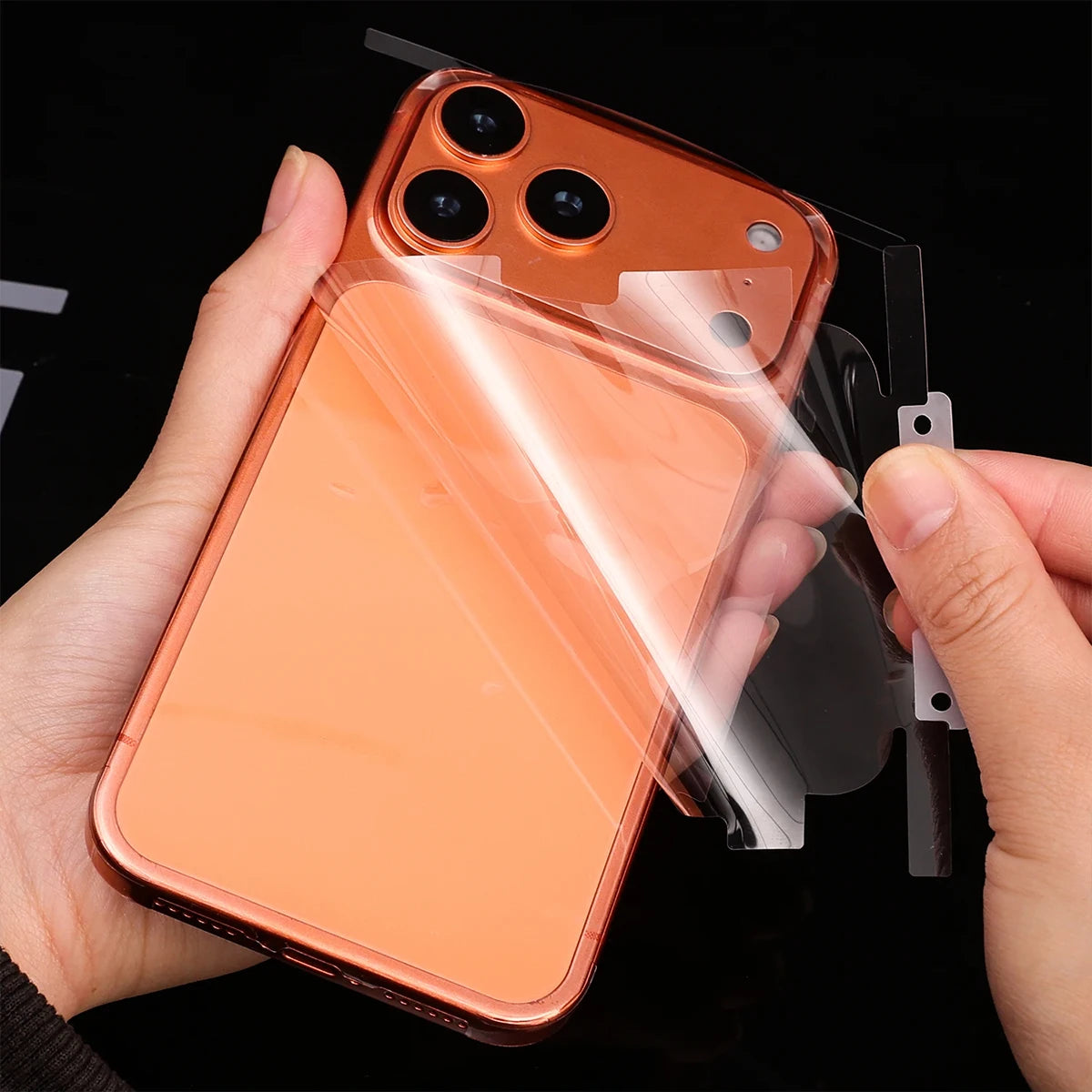 Pet Soft Film Curved Edge Fiber Glass Protective High-definition Back Qme