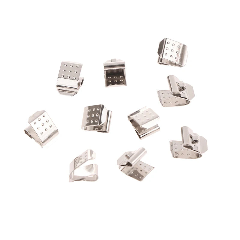 10Pcs High Quality Spring Steel With Nickel Plated AA Snap-On Leaf Spring Battery Contact. Qme