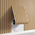 3D Wooden Grid Pattern Wall Panels Waterproof and Durable Wallpaper DIY Peel and Stick Wall Stickers for Home Decoration Qme 1 40cmX3m