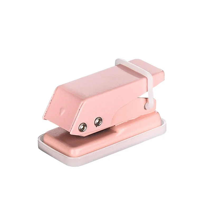 Mini Hole Punch 1 Cute Paper Portable Round Puncher Cutter Kawaii Qme A3