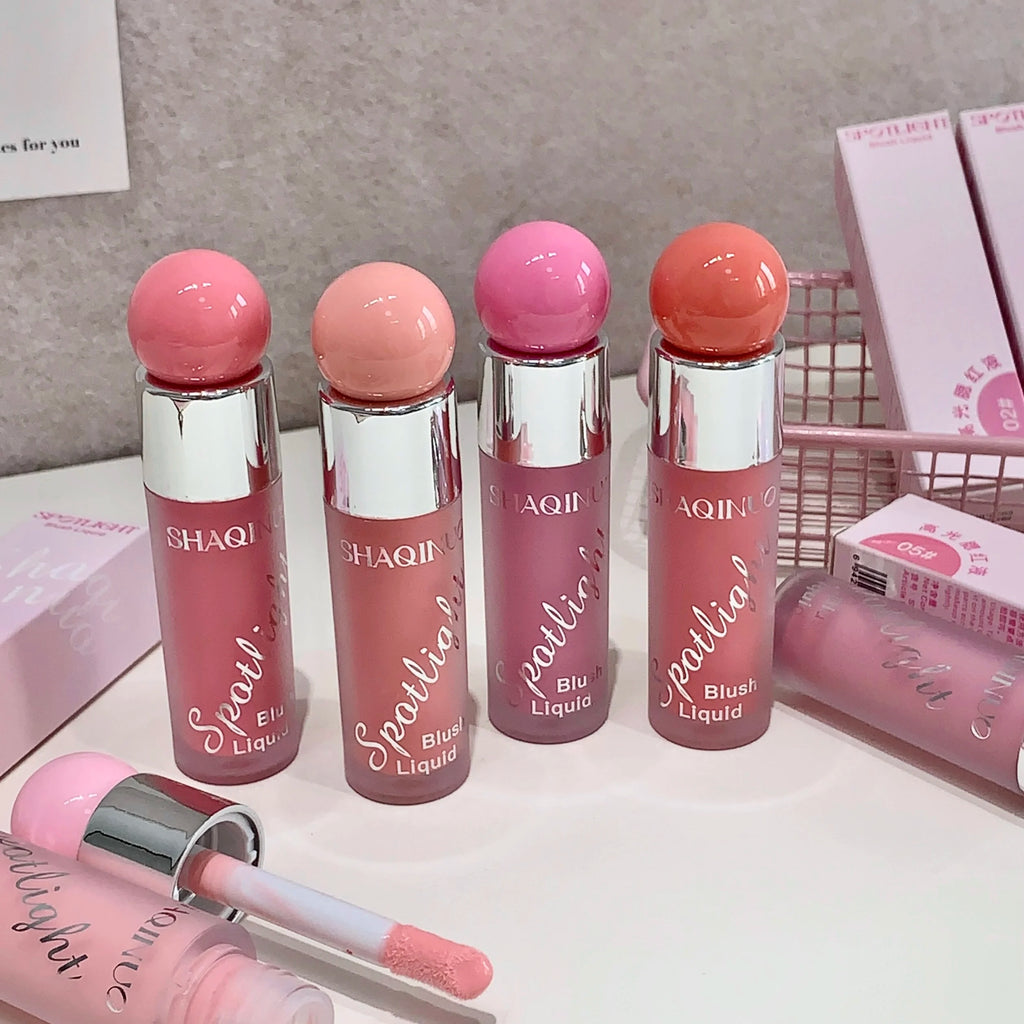 SHAQINUO Light Blush Liquid Moisturizing Mirror Vitality Whitening Qme