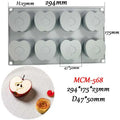 Chestnut Raspberry Peanut Mushroom Silicone Mold Fondant Cake DIY Qme MCM568