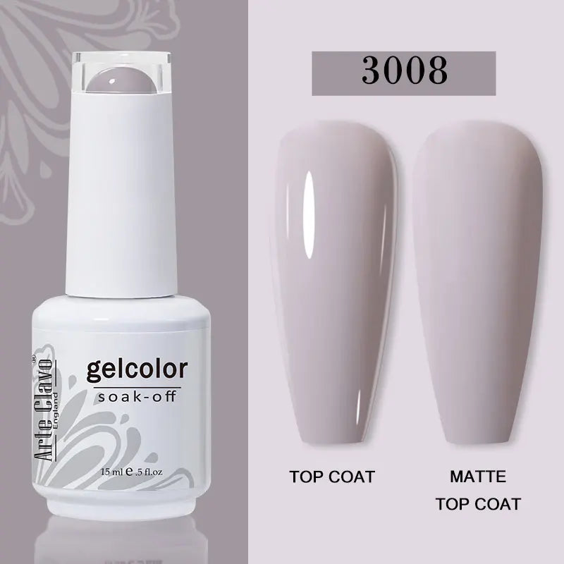 Arte Clavo Transparent Nude Pink Jelly Gel Nail Polish Semi Permanent