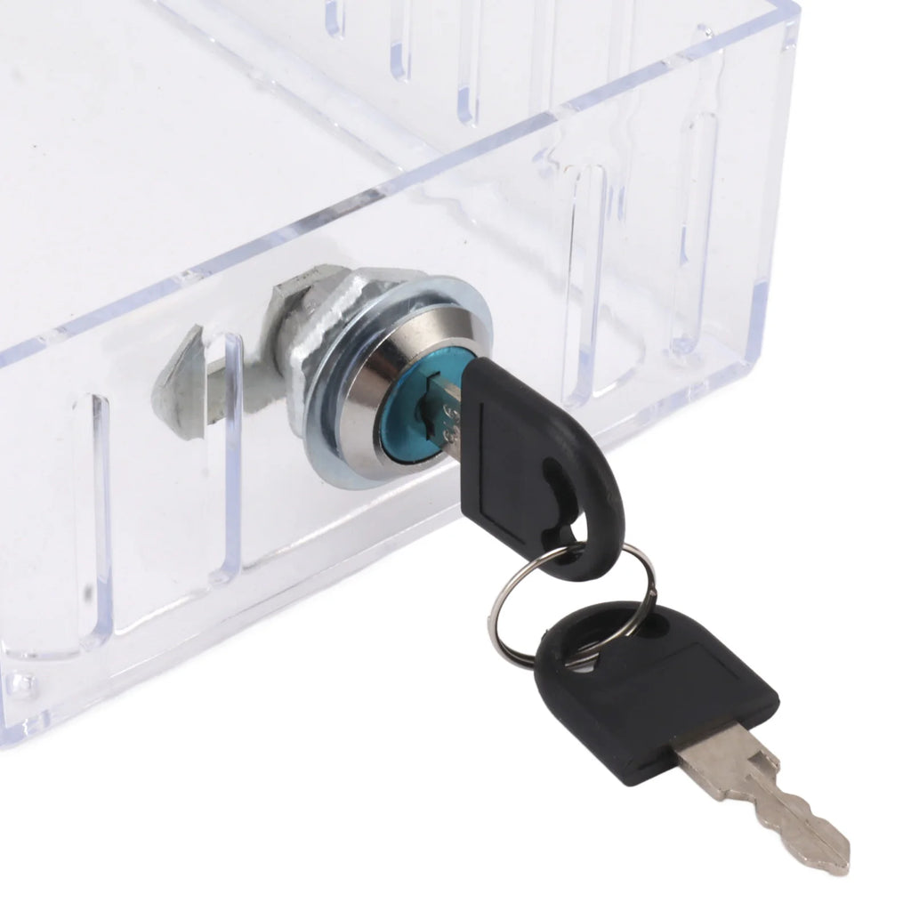 Universal Thermostat Lock Box With Key Clear Large Thermostat Cover For Thermostat On Wall Thermostat Guard Protector Qme