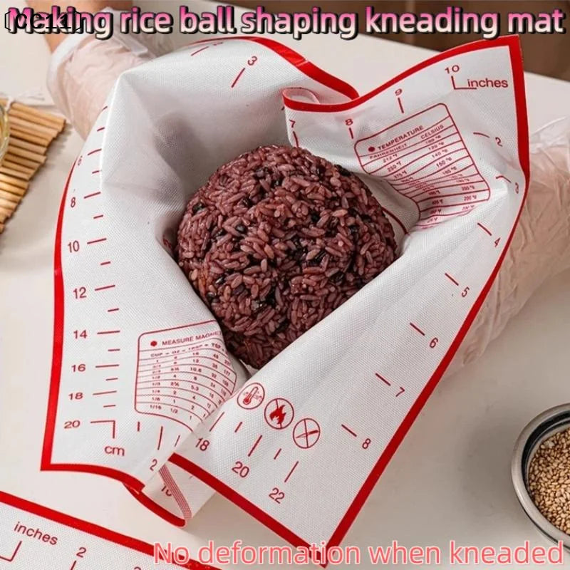 Silicone Baking Mat Pastry Rolling Kneading Pad Kitchen Crepes Pizza Qme