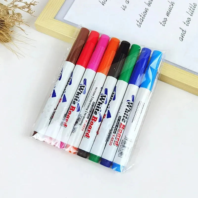 New Marker Set Watercolor Pen Refill Marker Art Supplies School Washable Christmas Gift 12 Color Refill With Spoon Qme 8 color