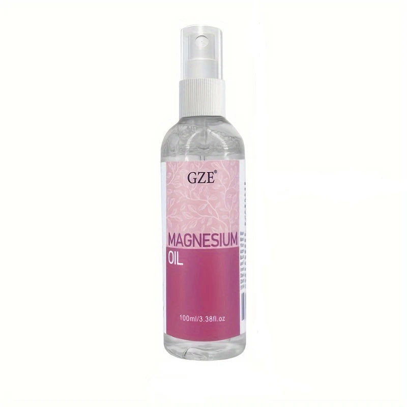 GZE Magnesium Oil Spray Less Itchy - Use as Magnesium Spray Deodorant Get Healthy Hair & Skin and Sleep Better Qme Magnesium Oil