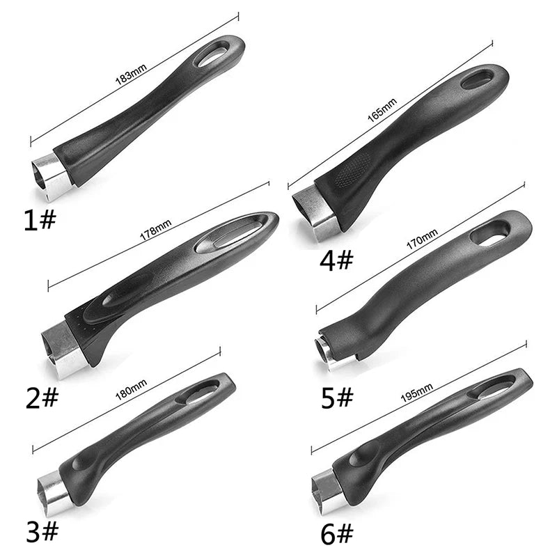 Pot Handle Household Anti Scalding Replacement Bakelite Handle for Pot Cookware. Qme