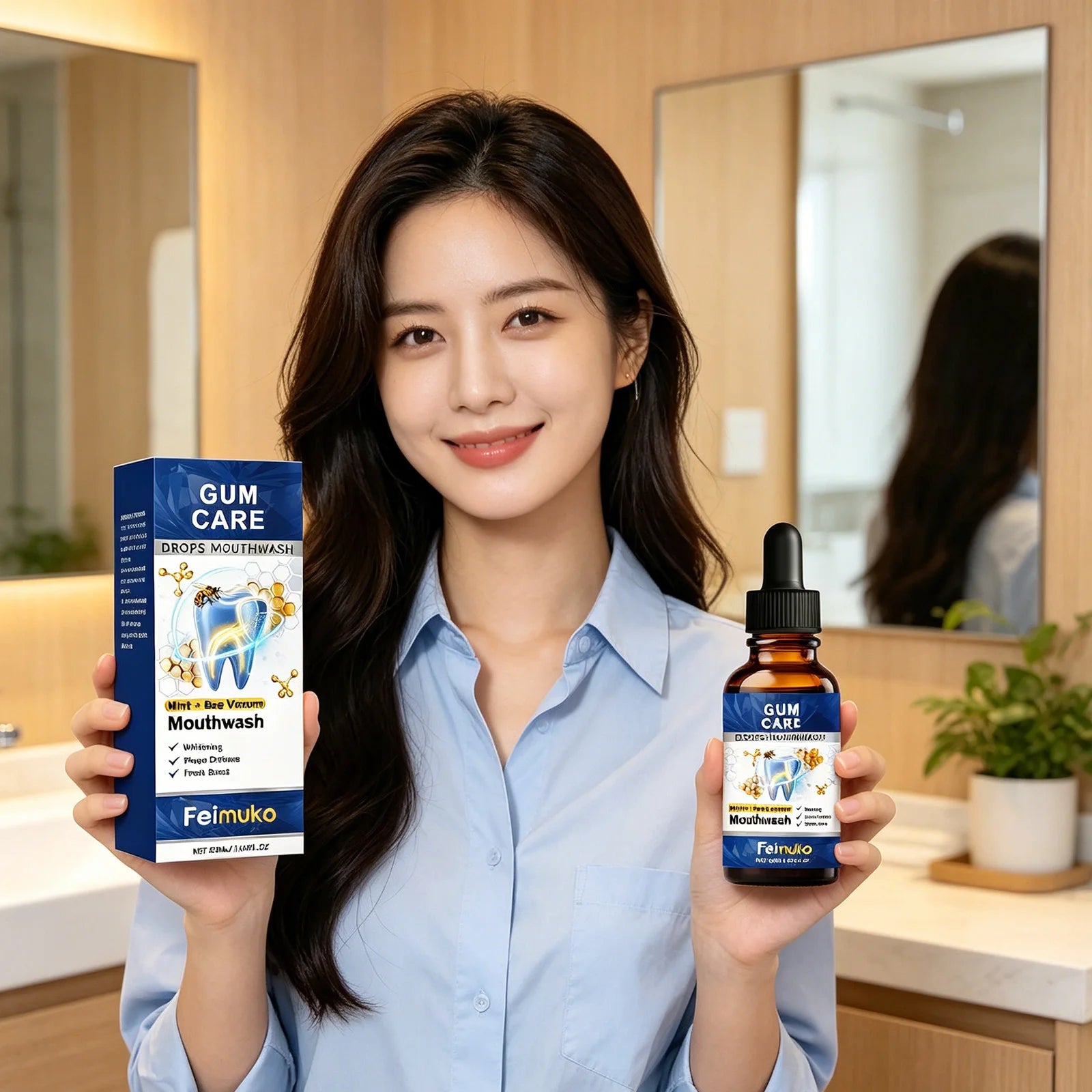 Bee Venom Mouthwash Remove Mouth Odor Reduce Yellowing Tooth Stains Cleaning Gum Refreshing Portable Oral Hygiene Care Liquid Qme