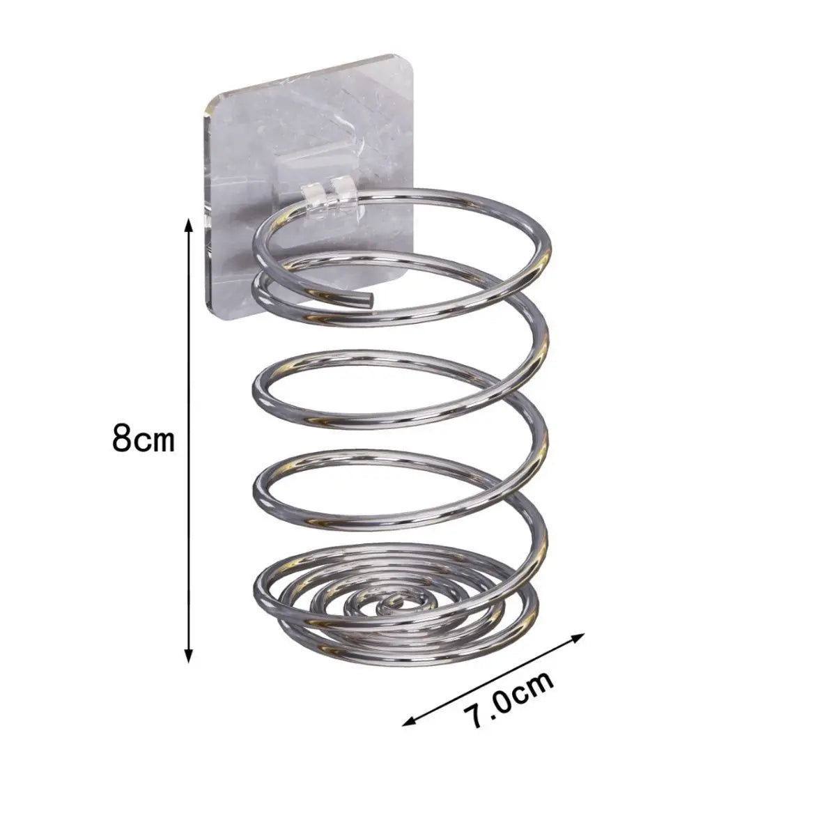 Stainless Steel Spiral Toothbrush Makeup Brush Holder Wall Mounted Qme 1pcs