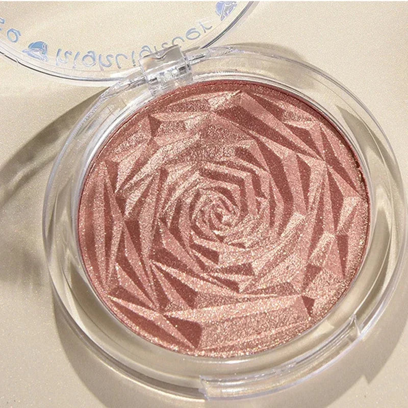 6 Colors Diamond Highlighter Powder Palette Glitter Face Contour Brighten Makeup Shimmer Ultra-concentrated Illuminate Cosmetic Qme