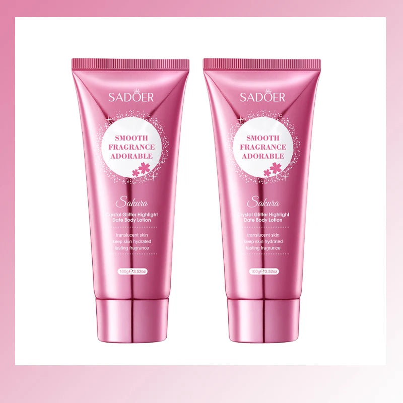 Sakura Skin Whitening Cream Dark Spots Removal Bleach Body Care Lotion Permanently Woman Beauty Moisturizing Korean Cosmetics Qme 2pc