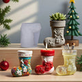Christmas Stocking Silicone Mold 3D Stocking Resin Mold Seasonal Festive Candle Holder Home Decor Storage Jar Planter Craft Qme China Mainland