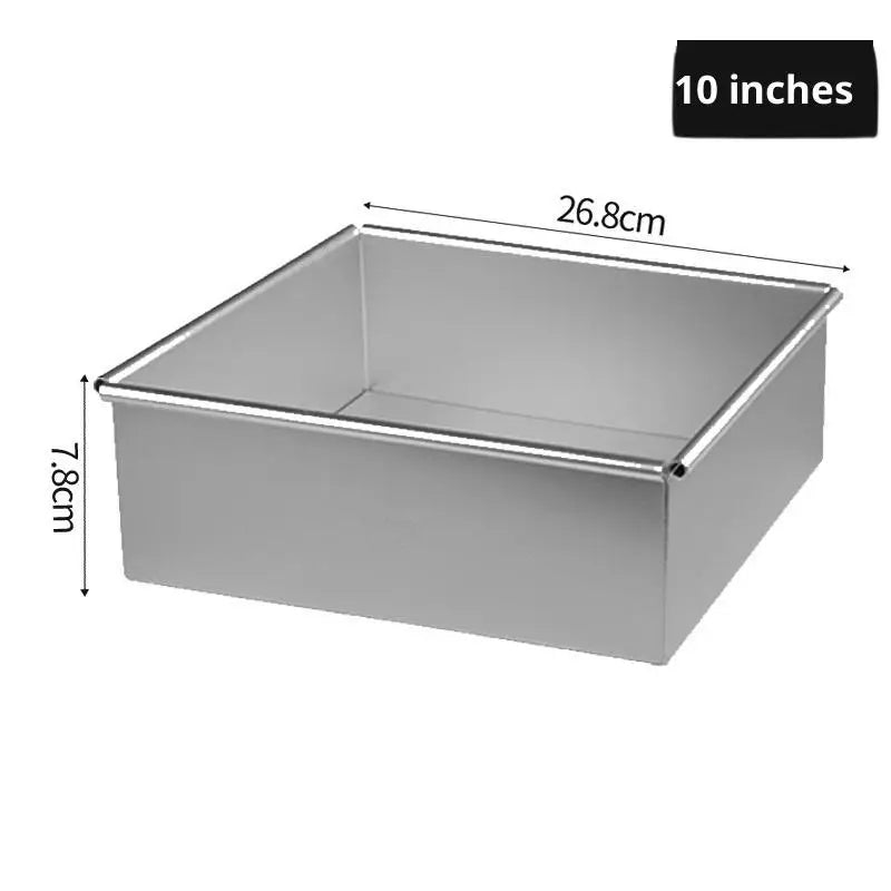 4 5 6 8 Tiramisu Muffin Pan Aluminum Alloy Square Cake Baking Mould Qme 10inch