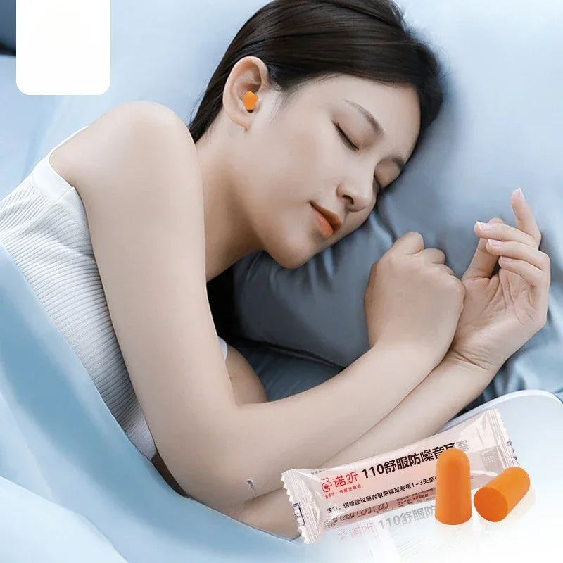 5 Pair Soft Foam Earplug for Sleep, Noise Reduction, Anti - Interference, Noise Insulation Prevention Qme 5 Pair