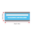 1-8 Pieces Large Size Guided Reading Strips Highlight Overlays Multicolor Reading Tracking Rulers for Dyslexics Bookmarks Qme 1Pcs blue