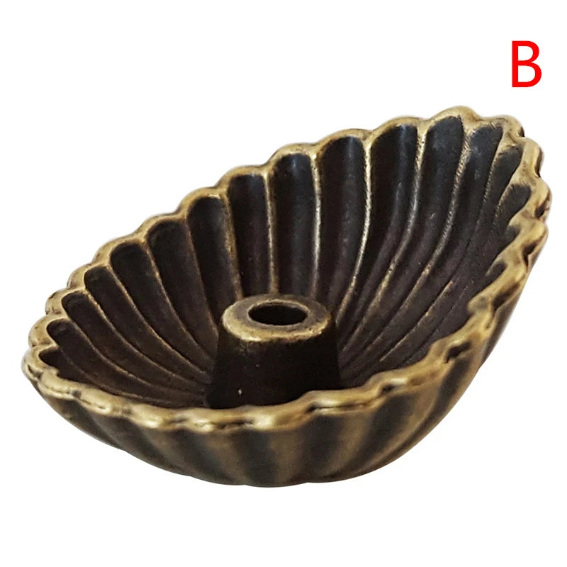 Vintage Alloy Incense Burner Horse Lucky Hollow Lotus Incense Censer Seashell Incense Holder Mini 2026 Year Of The Horse Stove Qme B