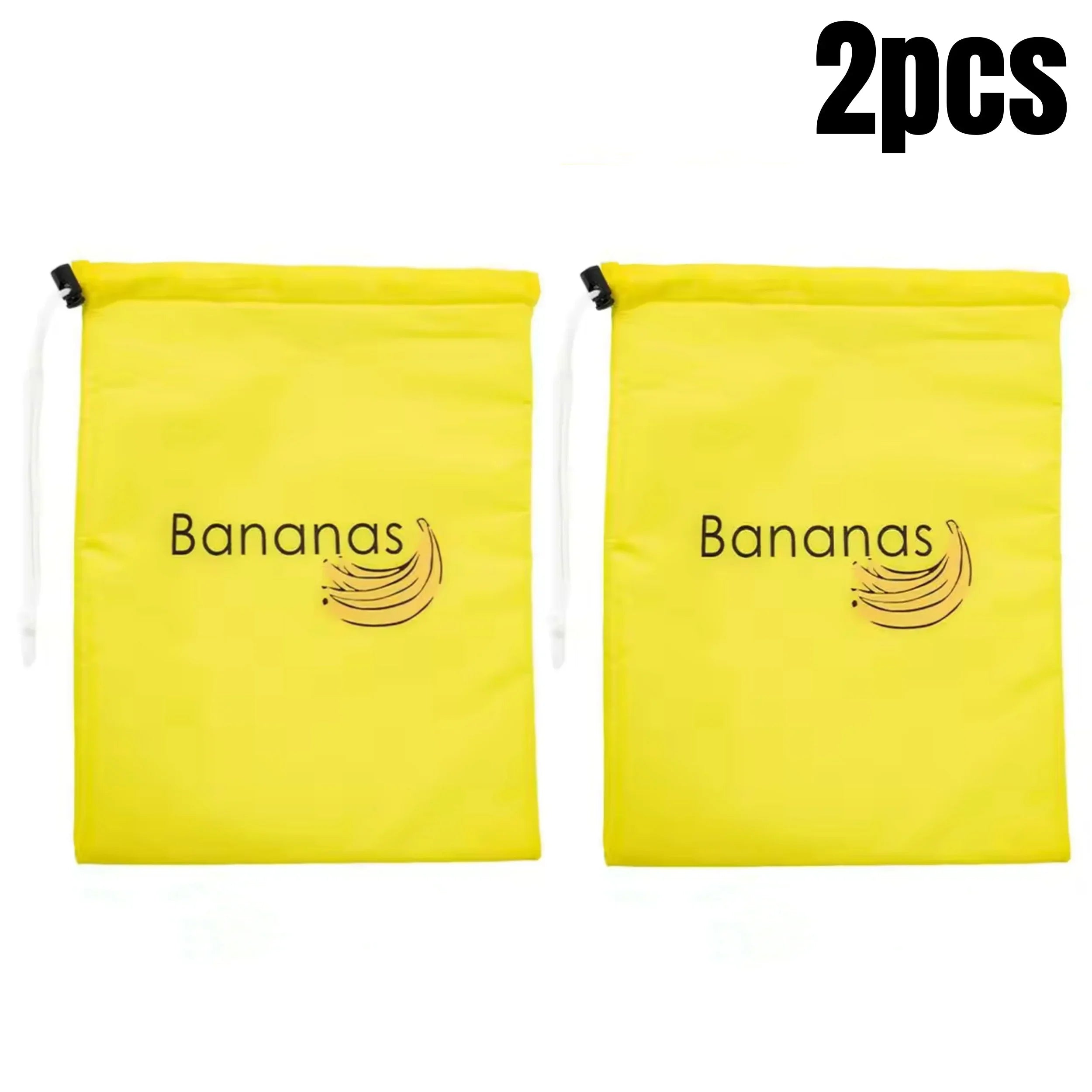 5/3/2/1Pcs Banana Preservation Bag Insulated aluminum film Fruit Vegetable Fresh-keep Pocket Drawstring Food Preservation Bag Qme Yellow-1pcs