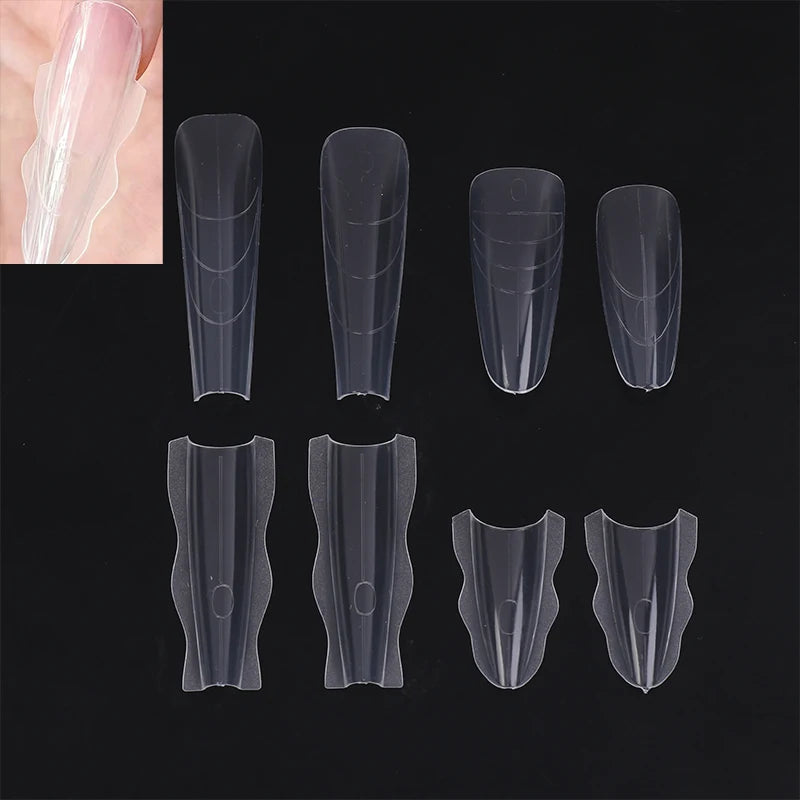 Sandwich Nails Forms Nail Mold Quick Extension Plastic Form Tools Qme