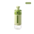 Metering Salt Shaker Push Dispenser Tank Sugar Bottle Canister Qme Green