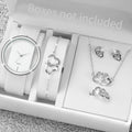Hot selling couple transparent hollow out watch, e-commerce live broadcast popular watch, belt quartz watch Qme white