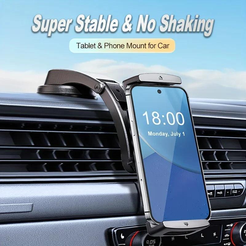 Super strong suction cup type car dashboard bracket, car-mounted mobile phone bracket, suitable for DVD, tablet computers Qme