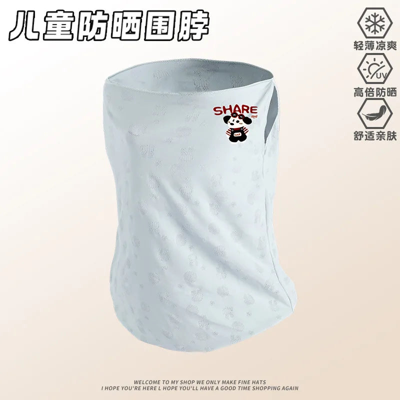 Melody Kuromi Sun Protection Face Mask Lightweight, Breathable Ice-Silk Sun Protection Mask for Students UV-Protective Mask Qme 14
