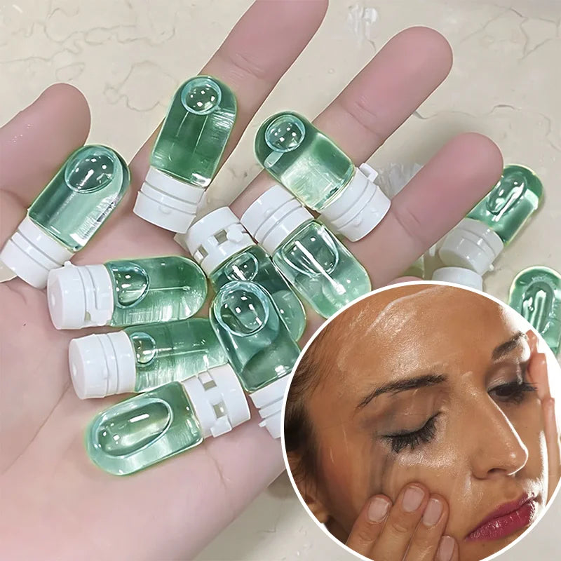 7 10 30 Capsules Green Cleansing Makeup Remover Oil Emulsified Qme