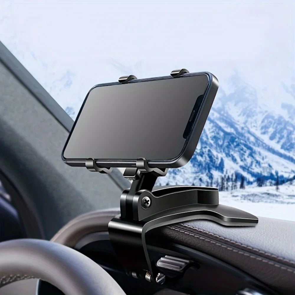 Hot Sale Universal Phone Holder Dashboard Car Clip Mount GPS Bracket Car Mobile Phone Stand For iPhone Samsung Xiaomi Navigation Qme