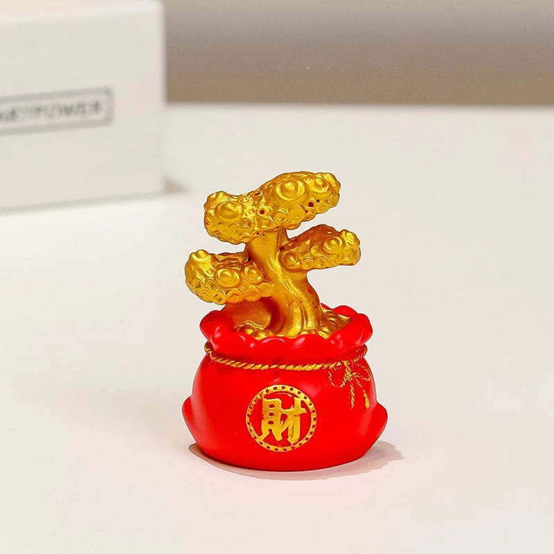 2026 Cute Year Of The Horse Ornament Lucky New Year Horse Toy DIY Desktop Decoration Car Ornament Pony Decor New Year Gift Qme A41