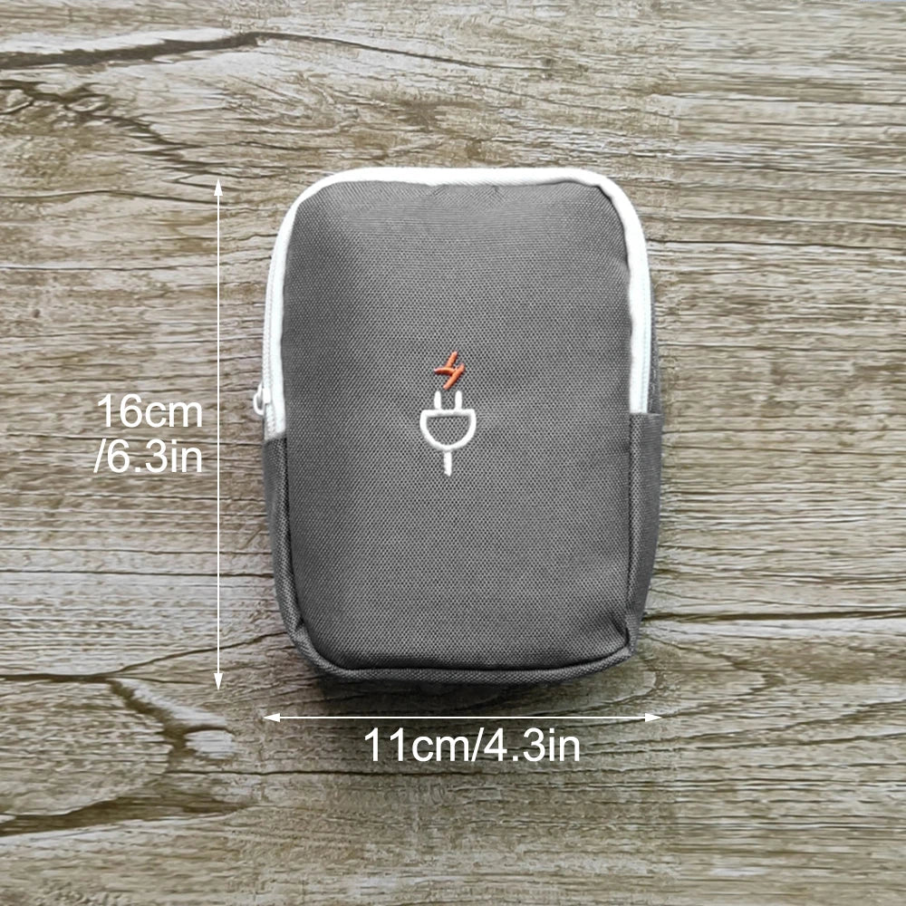 1PC Travel Portable Travel Charger Headphone Cable Digital Bag Storage Bag Men'S And Women'S Organizer Bag Qme