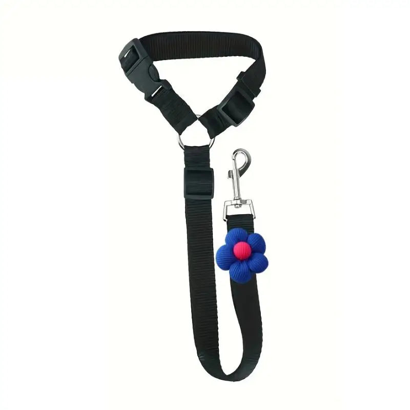 Dogs Vehicles Dog Seatbelt Tether Christmas Seat Belt Vehicle Secure Qme Black