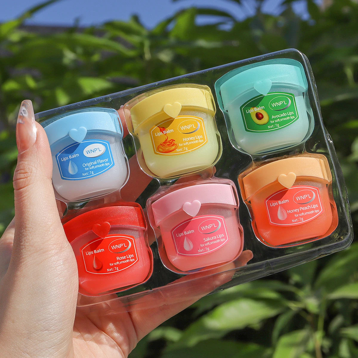 6-Piece Moisturizing Lip Mask Lipstick Care Mother's Day Women Qme