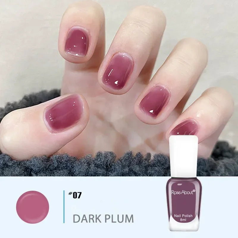 40 Colors Nail Gel No Bake Water-based Polish Glitter Sequins