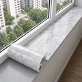 Marble-patterned Self-adhesive Roll Material Wear-resistant Qme 20cmX1m xuehuabai