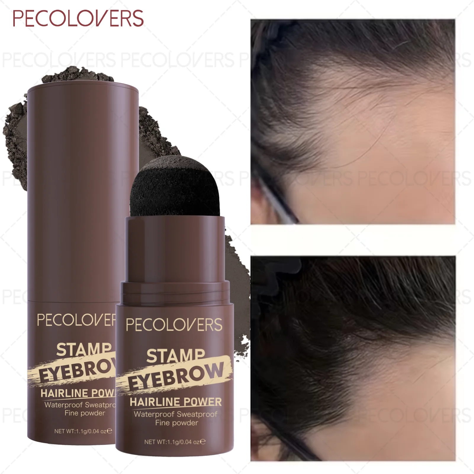 Sta1 Instant Uniform Hairline Shadow Powder Stick Waterproof Qme