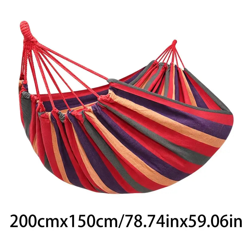 Outdoor Hammock 78x59inch Comfort Portable Lightweight Swing Adults Camping Hammocks For Travel Backpacking Hiking Picnic Beach Qme Red China Mainland