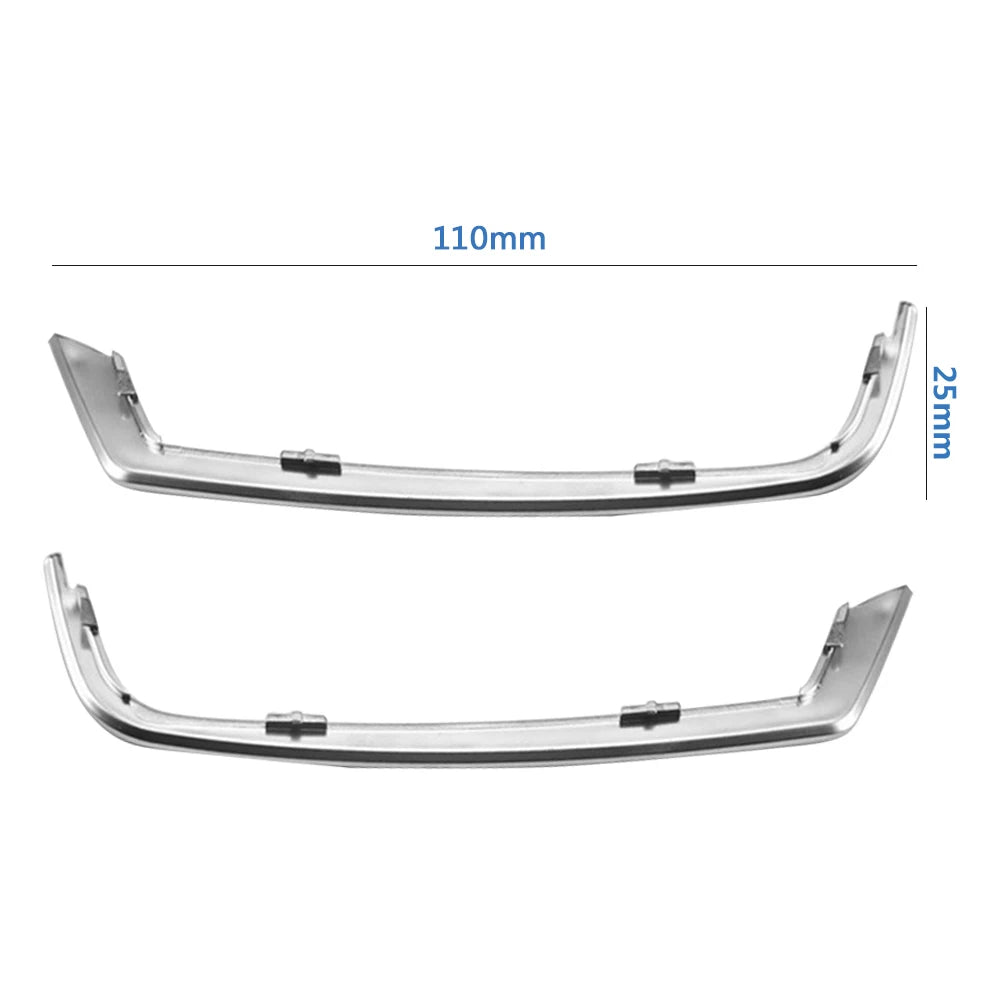 2pcs Front Door Speaker Cover Creative Speakers Decorative Slit Strip for BMW 5 Series F10 Interior Modification Qme
