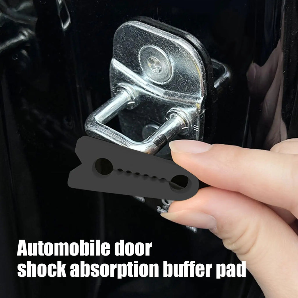 4 piece Car Door Shock Absorber Silicone Latch Cover For Noise Reduction, Commuting Short Trips & Urban Riding car accessories Qme
