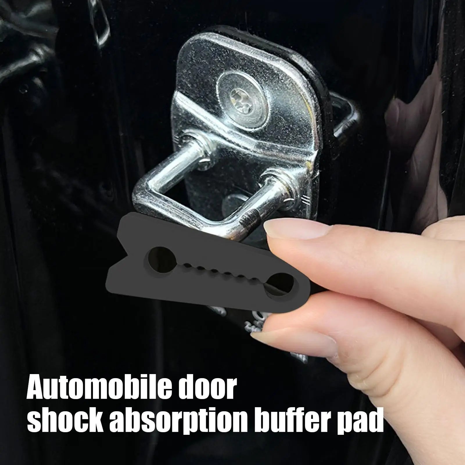 4 piece Car Door Shock Absorber Silicone Latch Cover For Noise Reduction, Commuting Short Trips & Urban Riding car accessories Qme