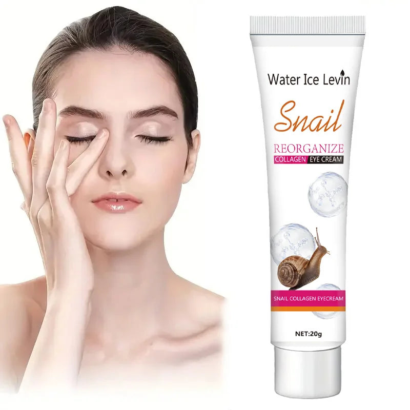 Snail Collagen Eye Cream Firming Moisturizing Anti Dark Circles Remove Eye Bags Skincare Eyes Creams Skin Care for Eyes Qme