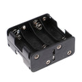 8 AA 12V Battery Clip Slot Storage Holder Box Case 9V Snap Connector Qme onesize