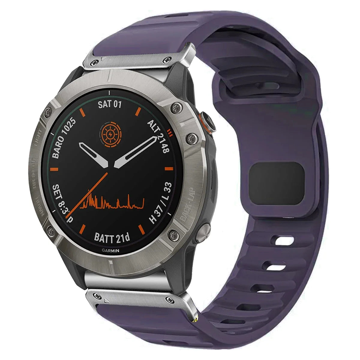 22mm 26mm QuickFit Silicone strap For Garmin Fenix 8 E 7 7X 6X Pro 5XPlus Epix Pro Gen 2 47mm 51mm/Enduro 3 No Gaps Watchband Qme DPU S 22mm